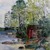 5 Bucht in Schweden Aquarell (466x650)